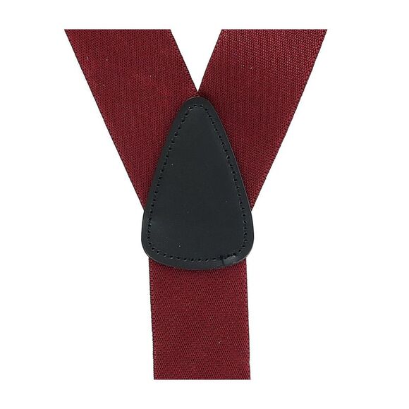 CTM Men's Elastic Button End Suspenders - Picture 2 of 3